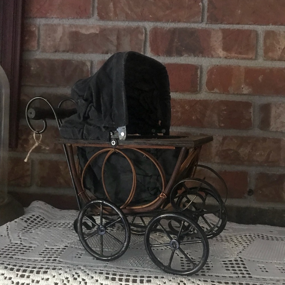 Rare Vintage Miniature Baby Doll Carriage ‼️FINAL SALE